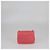 Bolsa de flap mini quadrada matelassada rosa Chanel com pérolas Crush - vista 3
