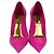 Décolleté Valentino in vernice rosa con un chiodo