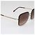 Chanel Brown Gradient Chain Square Sunglasses - view 5