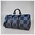 Borsa Keepall 50 Bandoulière in tela Damier Graphite/Blu Louis Vuitton Damier ebene - vista 2