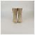 Botas midi con detalle de hebilla beige claro Chanel