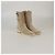 Botas midi con detalle de hebilla beige claro Chanel - vista 2