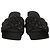 Sandalias planas acolchadas negras Bottega Veneta Negro