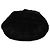 Gorra Newsboy de piel negra Burberry Negro
