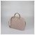 Borsa Chanel in tweed trapuntato rosa chiaro e paillettes CC - vista 2