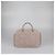 Borsa Chanel in tweed trapuntato rosa chiaro e paillettes CC - vista 3