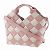 Piccola borsa a mano intrecciata Loewe Rosa Bianco - vista 2