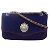 Borsa a spalla con doppia catena Chanel Rosso Blu navy