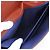 Borsa a spalla con doppia catena Chanel Rosso Blu navy - vista 7