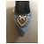 Dolce & Gabbana Décolleté Kitten Heel Denim Patchwork Blu - vista 3