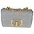 Borsa Caro Piccola in Pelle di Vitello Morbida Blu Christian Dior Marrone
