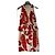 Vestido Giambattista Valli de algodón rojo y blanco