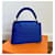 Borsa Capucines BB Louis Vuitton Blu - vista 3