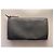 Clutch Balenciaga in pelle e pelliccia grigia Grigio - vista 3