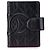 Capa de caderno acolchoada em pele de cordeiro preta Cambon da Chanel Preto