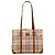 Burberry Beige Haymarket Check Canvas Tote