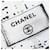 Timeless Chanel Seidenschal Schwarz Weiß - Ansicht 2