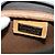 Borsa a spalla in tela a nido d'ape PVC nera e oro Christian Dior Auth sw1341 Nero D'oro - vista 7