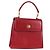 Borsa a mano VERSACE in pelle rossa e oro Auth ac3851V Rosso D'oro