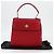 Borsa a mano VERSACE in pelle rossa e oro Auth ac3851V Rosso D'oro - vista 12