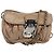 Borsa a spalla in pelle matelassé Miu Miu rosa argento Auth bs27996