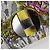 Hermès Borsa a Spalla HERMES Seta Gialla Argento Auth 131787SM Giallo - vista 17
