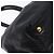 Ribbon PRADA Borsa a Mano in Pelle Nera e Oro con Nastro Auth yk18879 Nero D'oro - vista 13