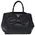 Ribbon PRADA Borsa a Mano in Pelle Nera e Oro con Nastro Auth yk18879 Nero D'oro - vista 2