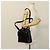 Borsa a Spalla GUCCI Pelle Verniciata Nera Oro Auth ep9690 Nero D'oro - vista 21