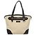 Borsa Tote Burberry in tela e pelle bianca argento Auth bs28323 Bianco - vista 2