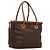 Céline Borsa a mano in tela Macadam CELINE in pelle PVC marrone oro Auth 132898 D'oro