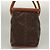 Céline Borsa a mano in tela Macadam CELINE in pelle PVC marrone oro Auth 132898 D'oro - vista 5