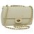 BALLY Borsa a Spalla in Pelle Bianca e Oro Auth bs28307 Bianco D'oro