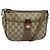 Borsa Sherry Line GG Supreme Web di GUCCI in PVC beige e oro 89 02 032 Auth BA4062 D'oro