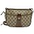 Borsa Sherry Line GG Supreme Web di GUCCI in PVC beige e oro 89 02 032 Auth BA4062 D'oro - vista 2