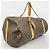Polochon Louis Vuitton Marrone - vista 3