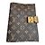 Paul Louis Vuitton Monogramm Notizbuchhülle Braun