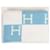 Hermès Avalon Baby Blanket White Blue Cashmere Wool  - view 2
