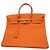 Borsa Hermès Birkin 40 Togo Arancione