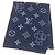 Bufanda de lana Vivienne Monogram Louis Vuitton Azul Azul marino
