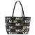 Michael Kors Jet Set Travel PVC Tote Bag Schwarz