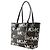 Michael Kors Jet Set Travel PVC Tote Bag Schwarz - Ansicht 2