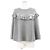Fendi WOW! OOPS! Capa de mezcla de lana Gris