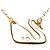 Colar Cisne Swarovski - vista 3