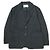 Autre Marque GIACCA CURLY BLEECKER Giacca in Jersey Compression Blu Blu navy