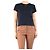 Alexander Wang Camiseta negra cropped con logo - talla S Negro