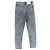 Jeans boyfriend Miu Miu en lavado claro gris en algodón azul Azul claro - vista 2