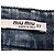 Jeans boyfriend Miu Miu en lavado claro gris en algodón azul Azul claro - vista 3