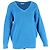 Everyday Balenciaga V-Ausschnitt Pullover aus blauer Baumwolle