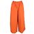 Pantalones Palazzo de Popelín Naranja de Algodón Max Mara Navigli Coral